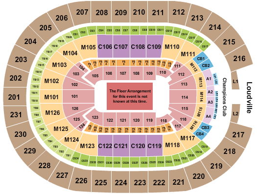 Rocket Arena Trans-Siberian Orchestra Seating Chart